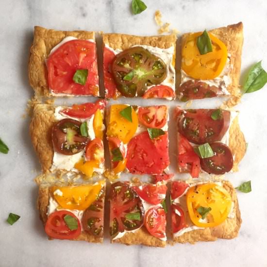 Heirloom Tomato Tart - Recipe photo by Theyummymuffin