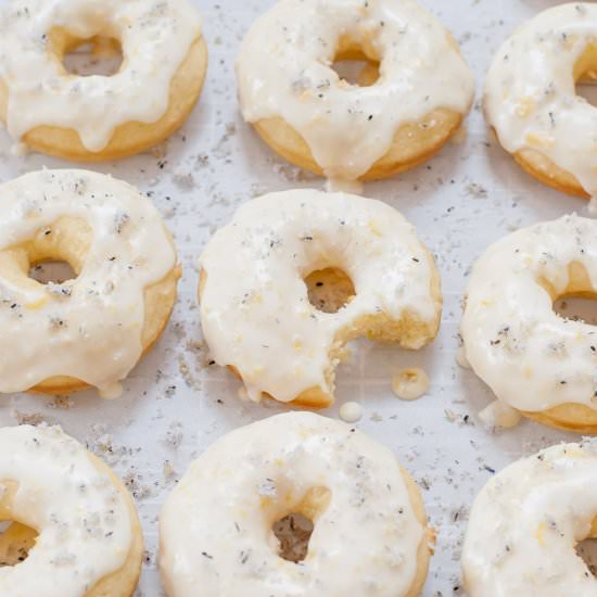 Lemon & Lavender Baked Doughnuts - Recipe photo by ChampagneandPaperPlanes