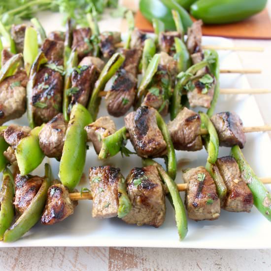 Jalapeno Steak Kabobs - Recipe photo by Whitney Bond