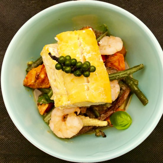 Jungle Curry with Smoked Haddock - Recipe photo by Thaifoodmadeeasy.com
