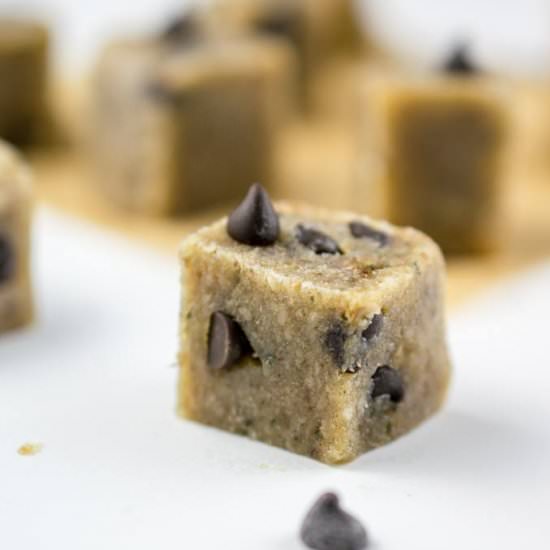 Healthy Chocolate Chip Cookie Dough - Recipe photo by yupitsvegan