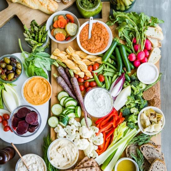 crudite platter - Recipe photo by hellonatural