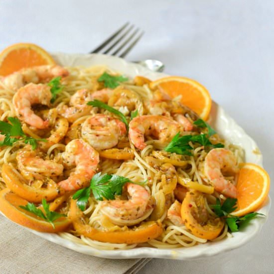One Pan Orange Lemon Shrimp - Recipe photo by allourway