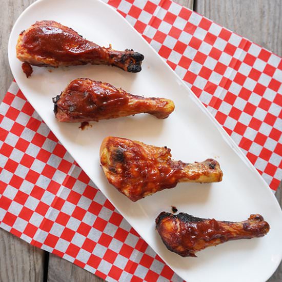Smoked BBQ Chicken Legs - Recipe photo by thepintertestkitchen