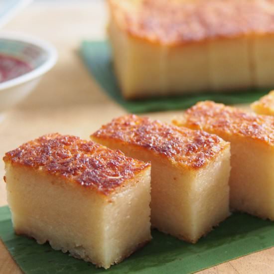 Kuih Bingka Ubi Kayu - Recipe photo by Bake With Paws