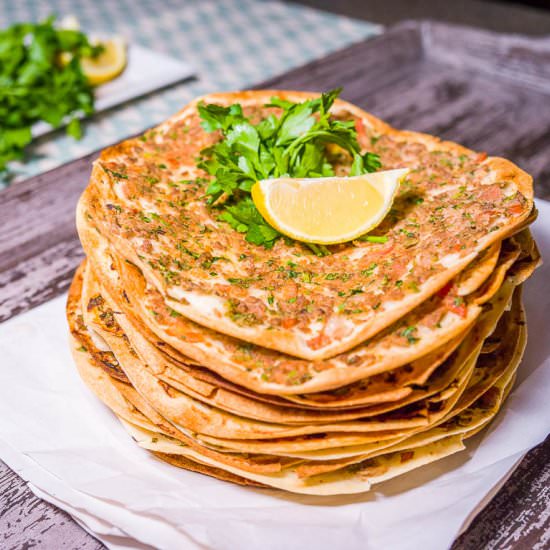 Lahmacun, Turkish Pizza - Recipe photo by Arbuz.com