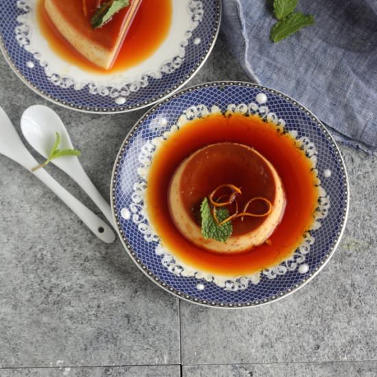 orange creme caramel - Recipe photo by easyfoodsmith
