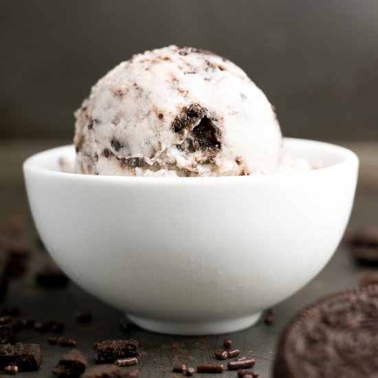 Healthy Cookies 'n Cream Ice Cream - Recipe photo by foods for the soul