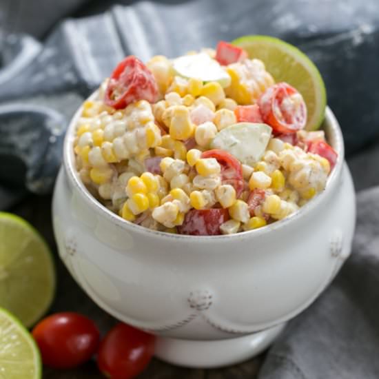 Spicy Mexican Corn Salad - Recipe photo by thatskinnychickcanbake