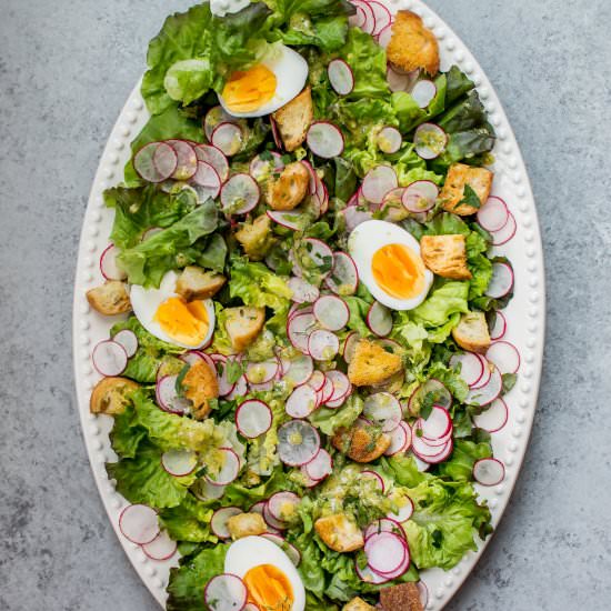 Lemon and Dill Tender Lettuce Salad - Recipe photo by saltandlavender