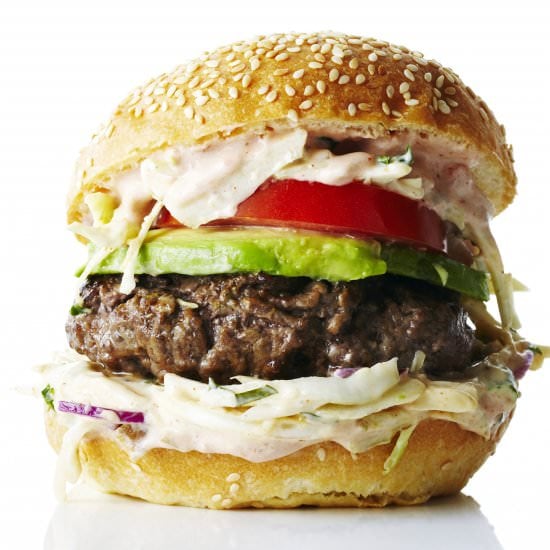 Chipotle Burgers with Creamy Coleslaw - Recipe photo by BiteMeMore