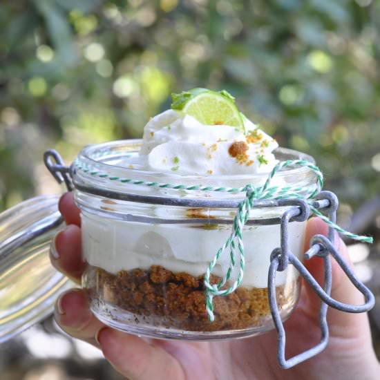 Key Lime Pie Mini Cheesecakes - Recipe photo by Couple In The Kitchen