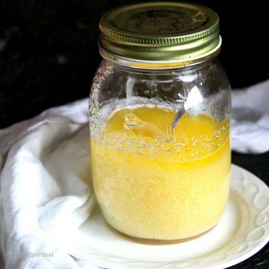 How To Make Ghee/Clarified Butter - Recipe photo by theyellowdaal