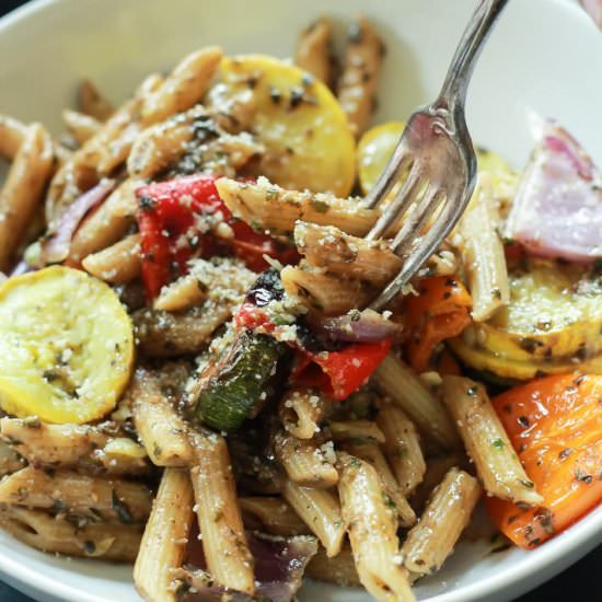 Basil Pesto Pasta - Recipe photo by joyfulhealthyeats