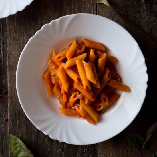Penne alla Vodka - Recipe photo by Inside the rustic kitchen