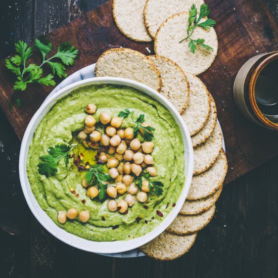 Avocado Hummus - Recipe photo by Sandhya Hariharan