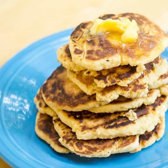 GRIDDLE CORN CAKES W/ HONEY BUTTER - Recipe photo by Or Whatever You Do