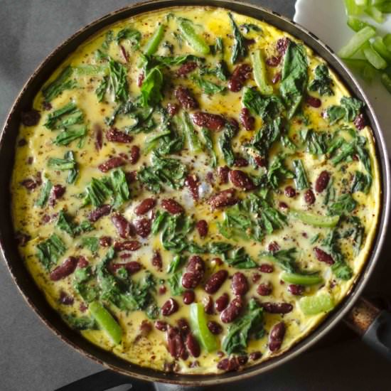 SWEET POTATO FRITTATA - Recipe photo by Shamlyn Fernandes
