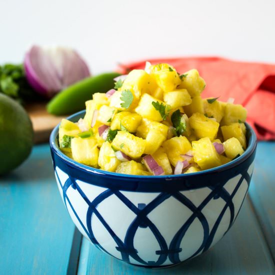 Pineapple Salsa - Recipe photo by BeyondtheCoop
