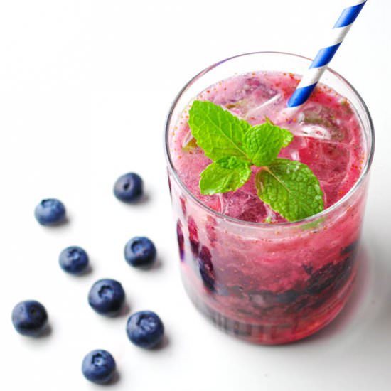 Blueberry Mojito - Recipe photo by Tastefulventure