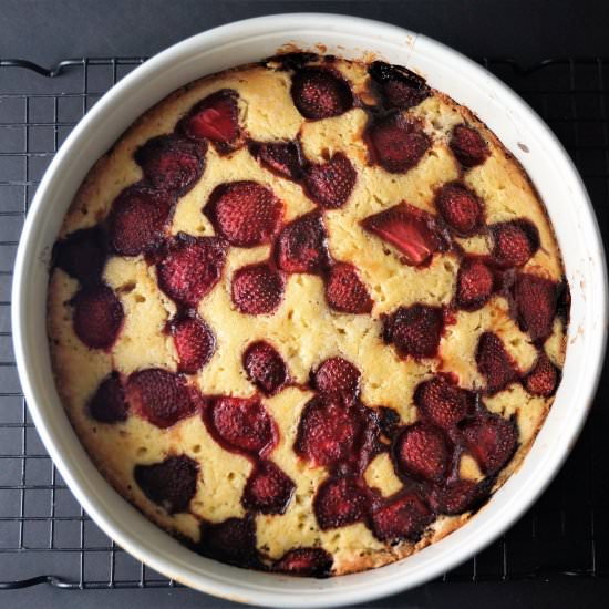 Strawberry Butter Cake - Recipe photo by wifromscratch