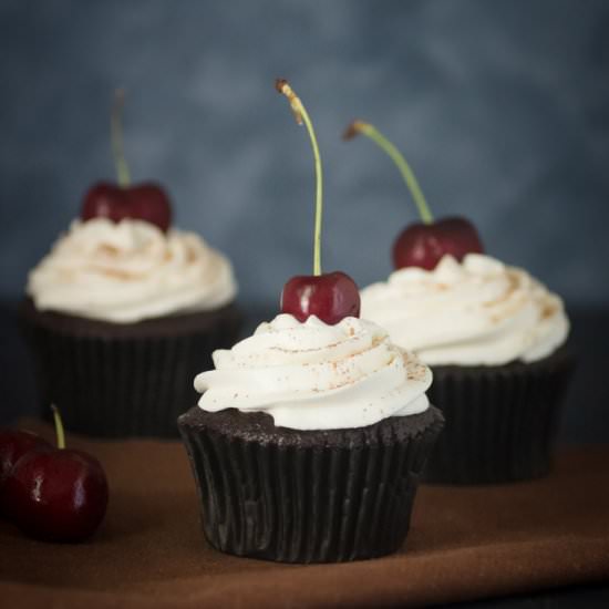 Black Forest Cupcakes - Recipe photo by theteatimebaker