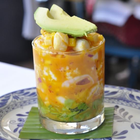 Mango Chipotle Campechana - Recipe photo by Couple In The Kitchen