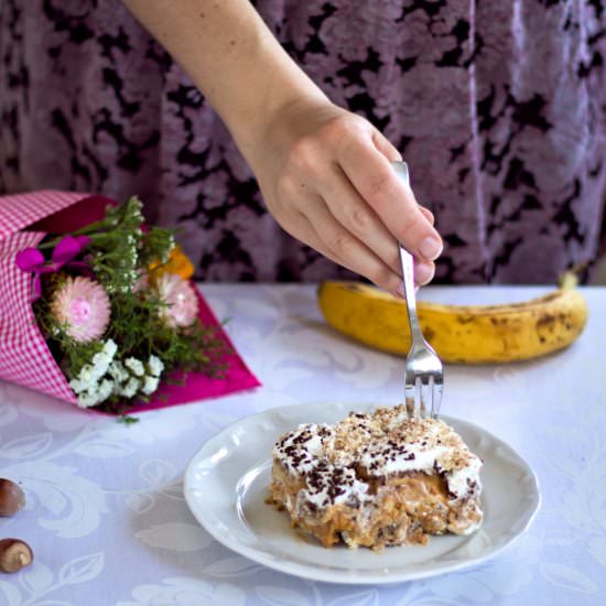 Easy Banoffee Mess Cake - Recipe photo by daniscookings