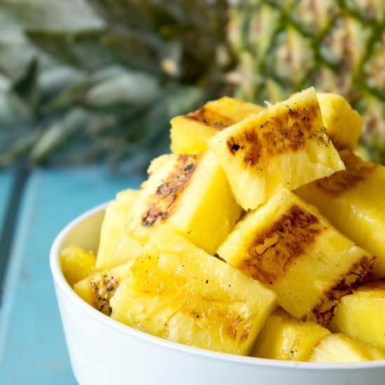 Grilled Pineapple - Recipe photo by BeyondtheCoop