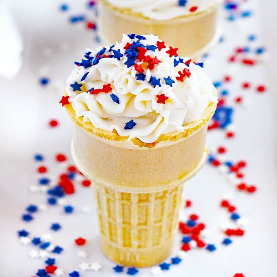 How to Make Ice Cream Cone Cupcakes - Recipe photo by thismamacooks
