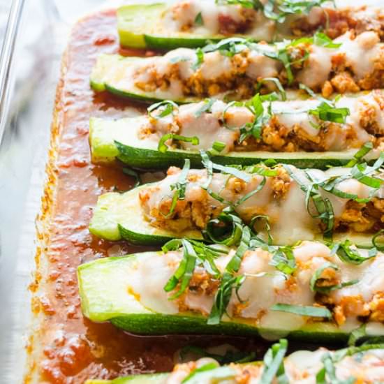 Chicken Parm Zucchini Boats - Recipe photo by flavorthemoments