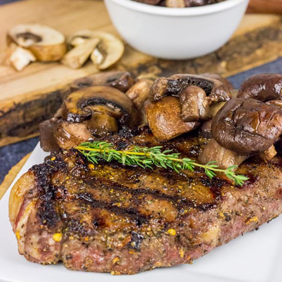 Porcini Rubbed Steak - Recipe photo by spicedblog