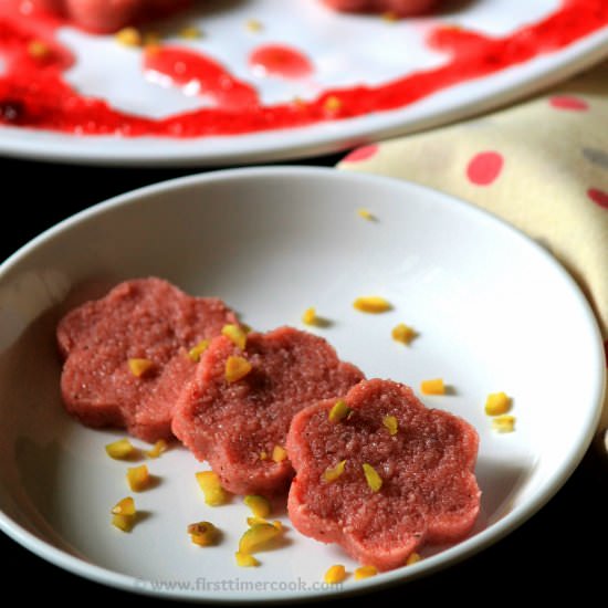 Strawberry Sandesh - Recipe photo by firsttimercook