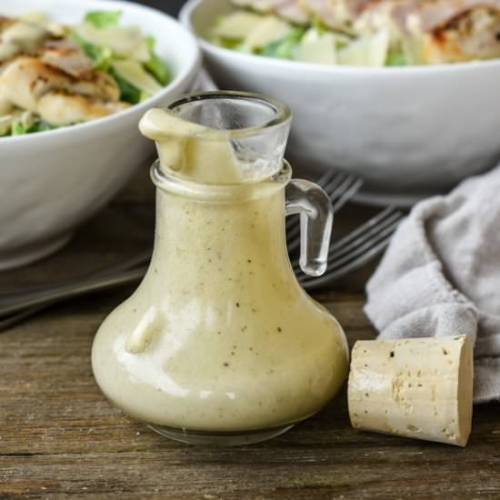 5-Minute Healthy Caesar Dressing - Recipe photo by SouthernParm