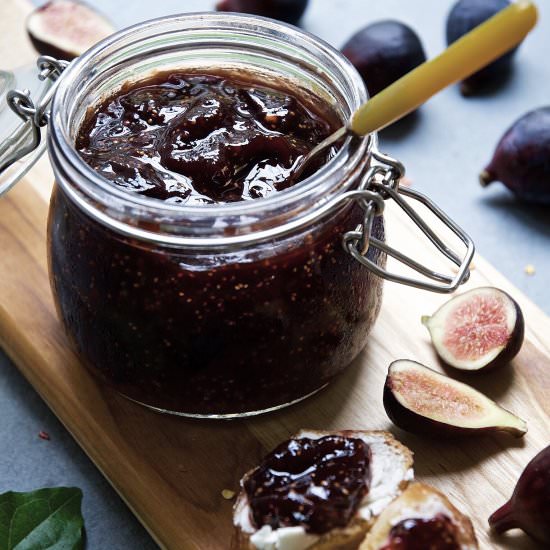 Fig Chutney - Recipe photo by my berkeley kitchen