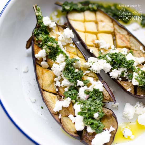 Roasted Eggplant - Recipe photo by amandascookin