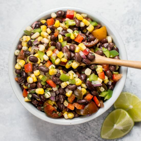 Corn and Black Bean Salad - Recipe photo by saltandlavender