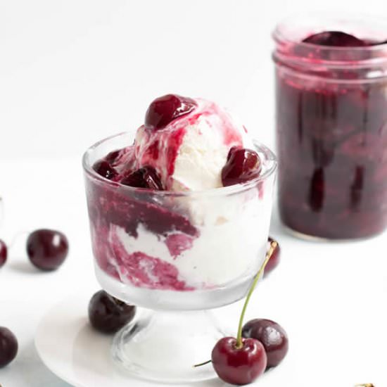 Fresh Sweet Cherry Sauce - Recipe photo by The Merchant Baker