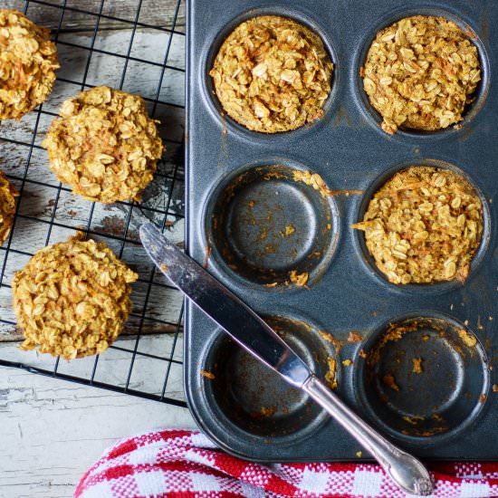 Carrot Cake Baked Oatmeal Cups - Recipe photo by thegreybell