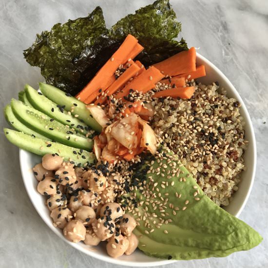 Quinoa Sushi Bowls - Recipe photo by plantbasedjane