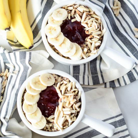 PB&J Quinoa Bowl - Recipe photo by robinterry1