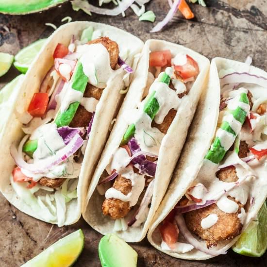 Baja Fish Tacos - Recipe photo by chewoutloud