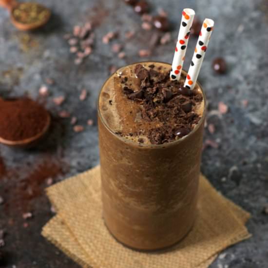 Chocolate Dirty Chai Smoothie - Recipe photo by turniptheoven