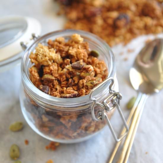 Crunchy Protein Packed Granola - Recipe photo by lettuceeatveggies