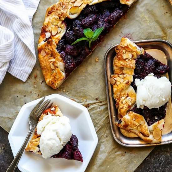 10-Minute Blackberry Galette - Recipe photo by platingsandpairings