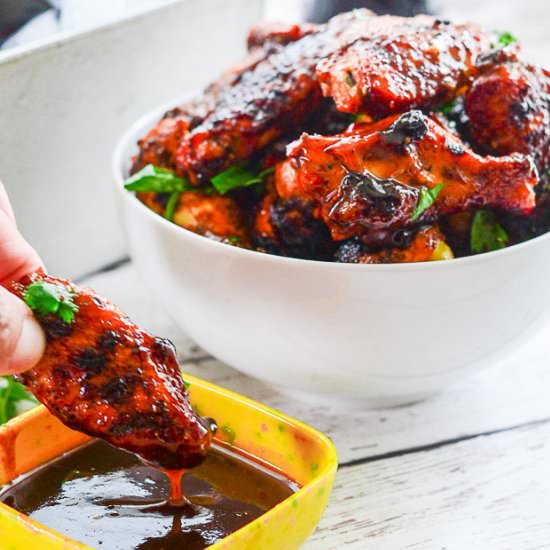 Caribbean Grilled Wings - Recipe photo by senseandedibility