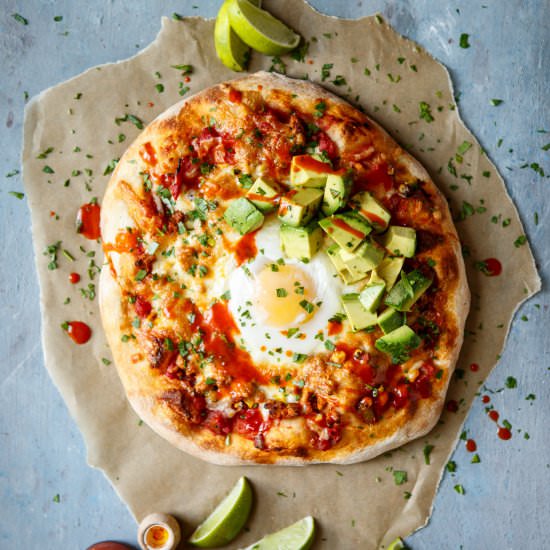 Huevos Rancheros Pizza - Recipe photo by sharedappetite