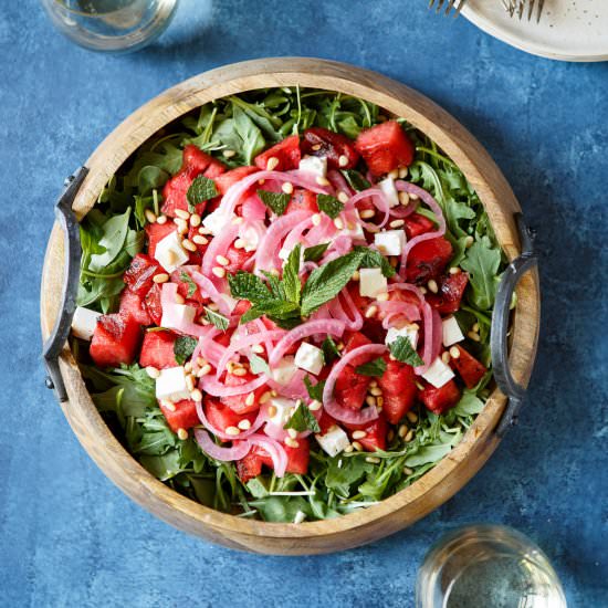 Grilled Watermelon Salad - Recipe photo by sharedappetite