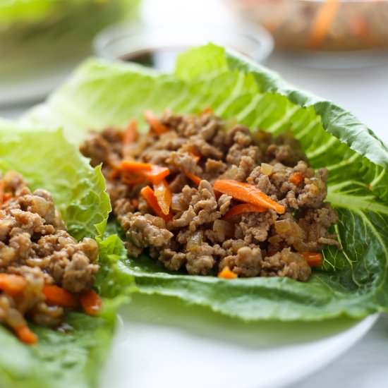 Asian Lettuce Wraps - Recipe photo by 3ScoopsofSugar