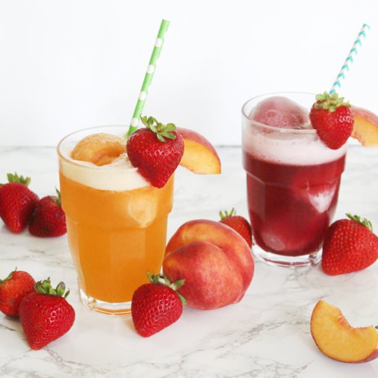 Fruity Sorbet Floats - Recipe photo by SouthernMomLoves